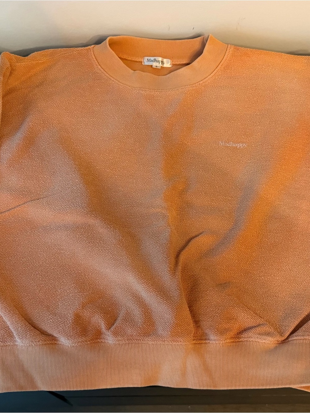 Madhappy Orange Crewneck Sweatshirt